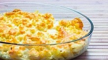 Рецепт - Цветная капуста вкуснее шашлыка под соусом Бешамель и сыром