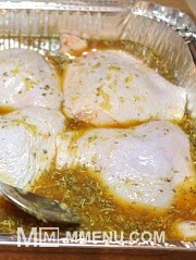 Приготовление блюда по рецепту - Курица запеченная в апельсиновом маринаде. Шаг 4