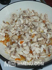 Приготовление блюда по рецепту - Чечевица с грибами и овощами. Шаг 9