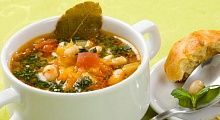 Рецепт - Фасолевый суп по-гречески