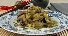 Рецепт - Цыплята с грибами