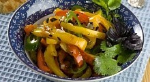 Рецепт - Салат из жареного перца по-месхетински