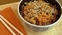 Рецепт - Вешенки с морковью по-китайски