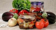 Рецепт - Салат из баклажанов с овощами