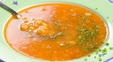 Рецепт - Суп с горохом