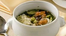 Рецепт - Овощной суп с базиликом