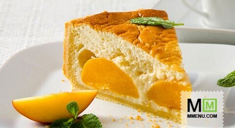 Пирог с персиками Пирог с персиками