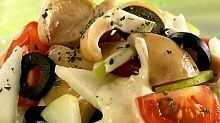 Рецепт - Салат грибной с корнем сельдерея