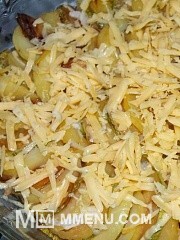 Приготовление блюда по рецепту - Запеченный картофель с кабачком. Шаг 4