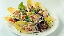 Рецепт - Салат с морепродуктами