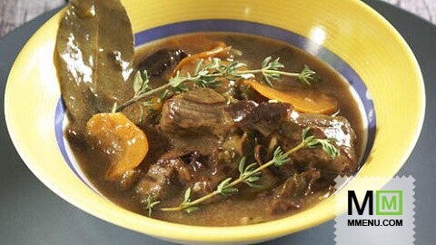 Мясо тушеное с пивом Мясо тушеное с пивом