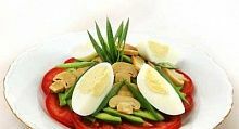 Рецепт - Салат с шампиньонами и авокадо