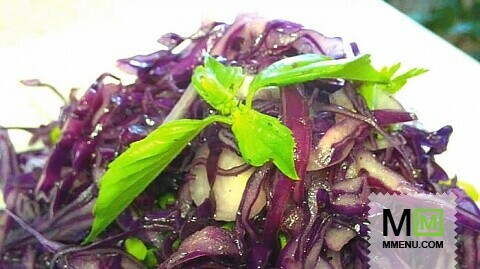 Салат из синей капусты