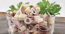 Рецепт - Баварский салат с колбасой