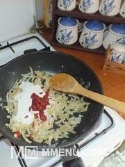 Приготовление блюда по рецепту - Бефстроганов.. Шаг 4