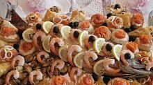 Рецепт - Праздничная фаршированная морепродуктами  горбуша 