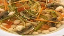 Рецепт - Суп из фасоли с грибами
