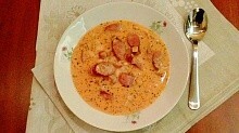 Рецепт - Фасолевый суп с колбасками