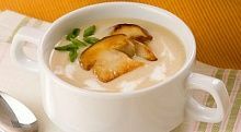 Рецепт - Суп-пюре из овощей с жареными грибами