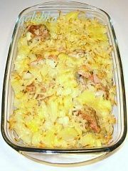 Приготовление блюда по рецепту - Окунь запеченный с картофелем под сырной корочкой. Шаг 11
