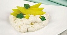 Рецепт - Десерт творожный с манго