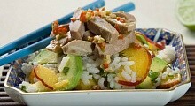 Рецепт - Рисовый салат с уткой