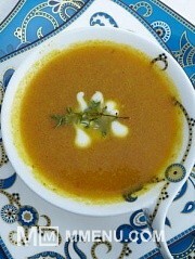 Приготовление блюда по рецепту - Морковный суп-пюре с имбирем. Шаг 5