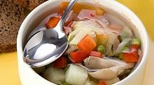 Рецепт - Овощной суп с грибами (2)