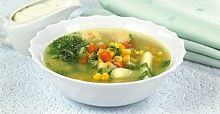 Рецепт - Суп с кукурузой и овощами