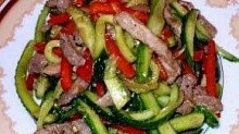 Рецепт - Корейский мясной салат