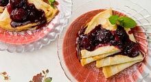 Рецепт - Блинчики с ягодами