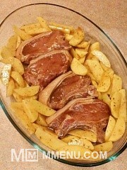 Приготовление блюда по рецепту - Свинина в соусе с виски, запечёная с картофелем. Шаг 4
