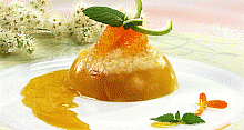 Рецепт - Рисовое желе с апельсинами