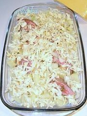 Приготовление блюда по рецепту - Окунь запеченный с картофелем под сырной корочкой. Шаг 9
