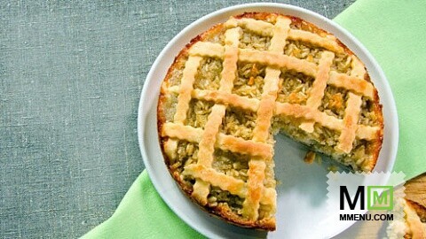 Пирог с рисом и миндалем Пирог с рисом и миндалем