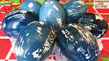 Рецепт - Как покрасить яйца на Пасху красной капустой