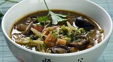 Рецепт - Овощной суп с грибами