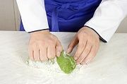 Приготовление блюда по рецепту - Зеленые макаронные изделия со шпинатом. Шаг 6