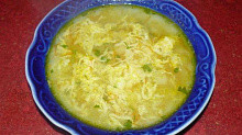 Рецепт - Картофельный суп с яйцом