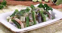 Рецепт - Салат из сельди, картофеля и зеленой фас