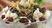 Рецепт - Салат из цветной капусты и фасоли