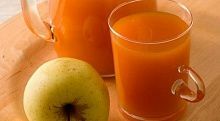 Рецепт - Сок яблочно-морковный с мякотью