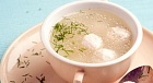 Куриный бульон с сырными шариками