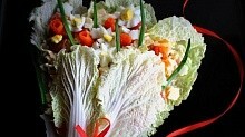 Рецепт - Салат "Букет цветов" на 8 Марта