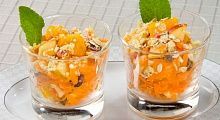 Рецепт - Салат фруктовый с морковью