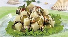 Рецепт - Салат картофельный с мидиями