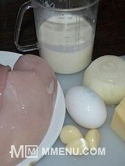 Приготовление блюда по рецепту - Куриные шарики в сливочном соусе.. Шаг 1