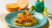 Рецепт - Салат «Оранжевое лето»