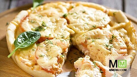 Пицца с копченым куриным филе Пицца с копченым куриным филе
