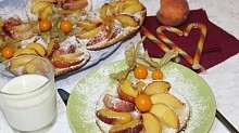 Рецепт - Тарталетки со свежими персиками